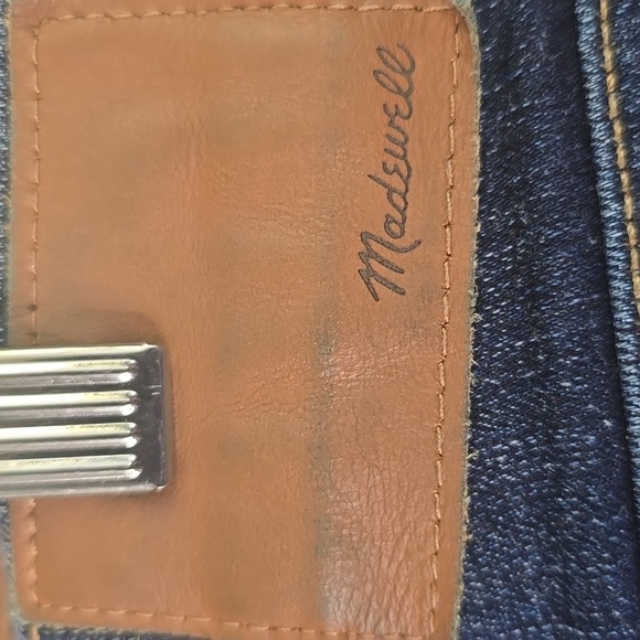 Madewell Men's Straight Jeans in Dark Blue, 34x32 - Picture 3 of 5